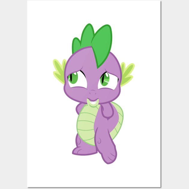 Spike shy Wall Art by CloudyGlow